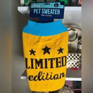Limited Edition Dog Sweater Size L